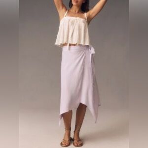Anthropologie NWT Asymmetrical Wrap Skirt